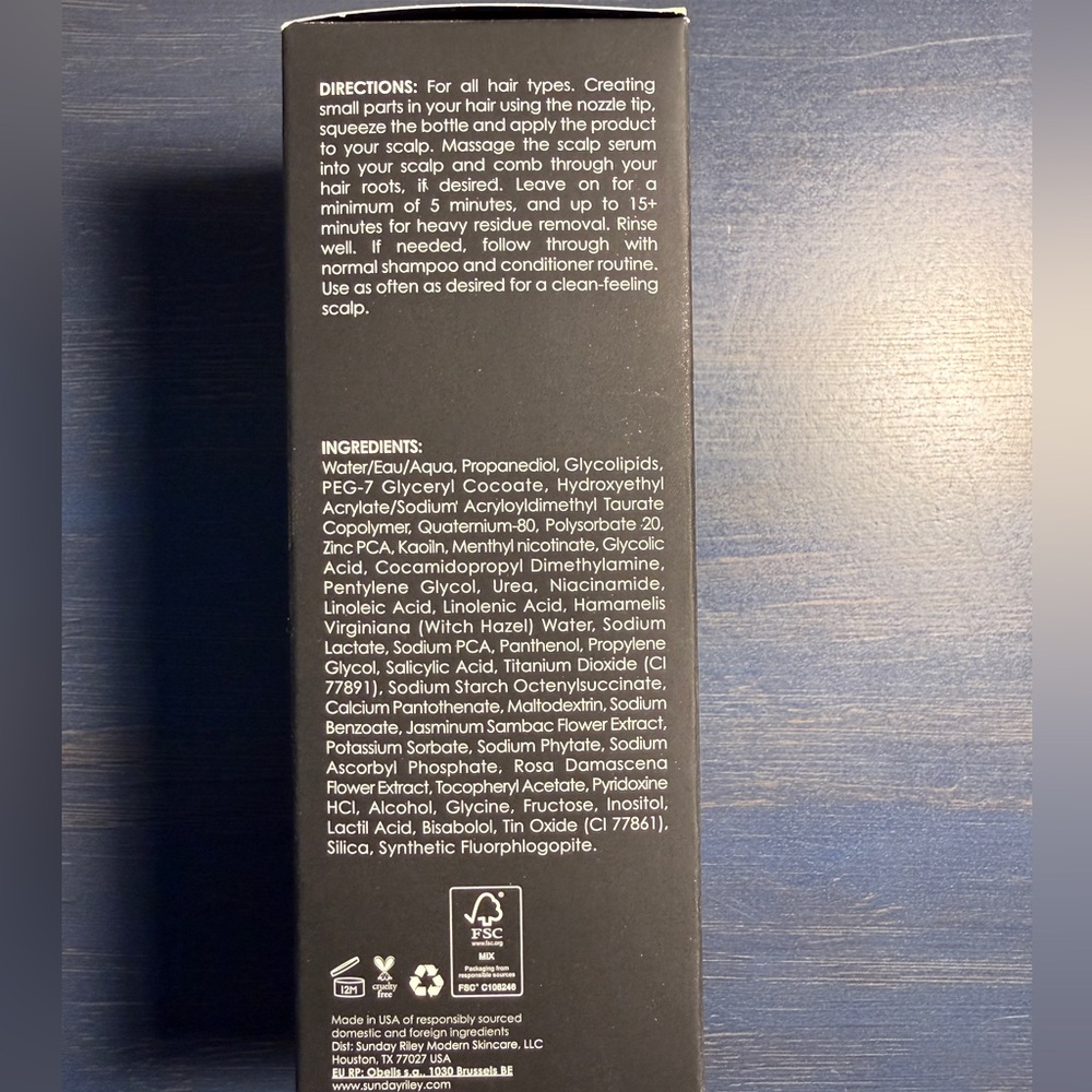 Sunday Riley Clean Rinse Clarifying Scalp Serum - Picture 6 of 6